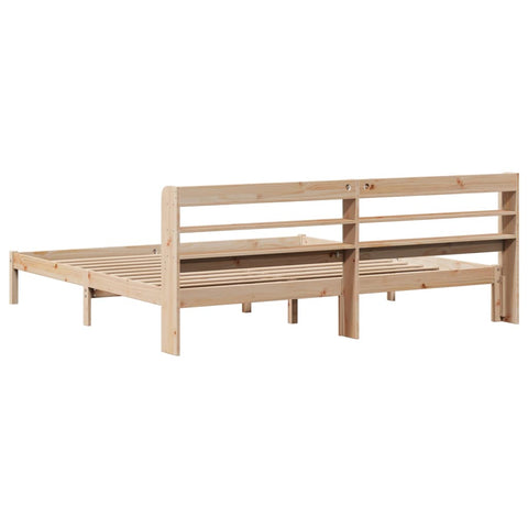 vidaXL Bed Frame without Mattress 180x200 cm Super King Solid Wood Pine