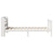 vidaXL Bed Frame without Mattress White 90x190 cm Single Solid Wood Pine
