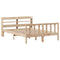 vidaXL Bed Frame without Mattress 160x200 cm Solid Wood Pine