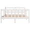 vidaXL Bed Frame without Mattress White 160x200 cm Solid Wood Pine