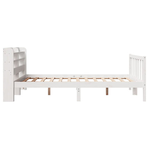 vidaXL Bed Frame without Mattress White 160x200 cm Solid Wood Pine