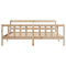 vidaXL Bed Frame without Mattress 180x200 cm Super King Solid Wood Pine