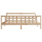 vidaXL Bed Frame without Mattress 200x200 cm Solid Wood Pine