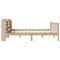 vidaXL Bed Frame without Mattress 200x200 cm Solid Wood Pine