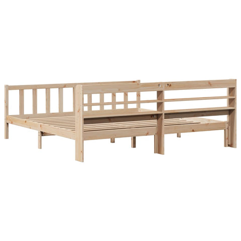 vidaXL Bed Frame without Mattress 200x200 cm Solid Wood Pine