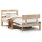 vidaXL Bed Frame without Mattress 90x200 cm Solid Wood Pine