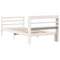 vidaXL Bed Frame with Headboard without Mattress White 90x190 cm Single