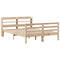 vidaXL Bed Frame with Headboard without Mattress 120x190 cm Small Double