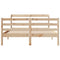 vidaXL Bed Frame with Headboard without Mattress 120x190 cm Small Double
