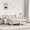 vidaXL Bed Frame with Headboard without Mattress 140x190 cm