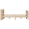 vidaXL Bed Frame with Headboard without Mattress 160x200 cm
