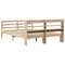 vidaXL Bed Frame with Headboard without Mattress 160x200 cm