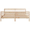 vidaXL Bed Frame with Headboard without Mattress 180x200 cm Super King