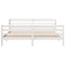 vidaXL Bed Frame with Headboard without Mattress White 180x200 cm Super King