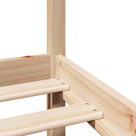 vidaXL Bed Frame with Headboard without Mattress 90x190 cm Single