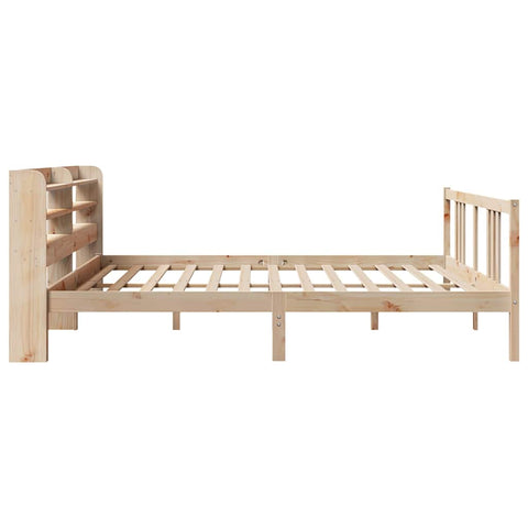 vidaXL Bed Frame with Headboard without Mattress 180x200 cm Super King