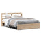 vidaXL Bed Frame with Headboard without Mattress 120x200 cm