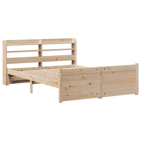 vidaXL Bed Frame with Headboard without Mattress 120x190 cm Small Double