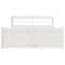 vidaXL Bed Frame with Headboard without Mattress White 135x190 cm Double