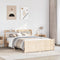 vidaXL Bed Frame with Headboard without Mattress 140x190 cm