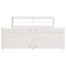 vidaXL Bed Frame with Headboard without Mattress White 140x190 cm