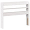 vidaXL Bed Frame with Headboard without Mattress White 90x200 cm
