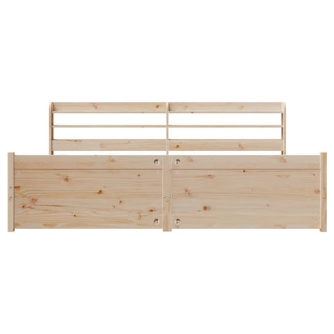 vidaXL Bed Frame with Headboard without Mattress 200x200 cm