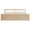 vidaXL Bed Frame with Headboard without Mattress 200x200 cm