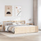 vidaXL Bed Frame with Headboard without Mattress 200x200 cm