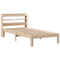 vidaXL Bed Frame with Headboard without Mattress 90x190 cm Single