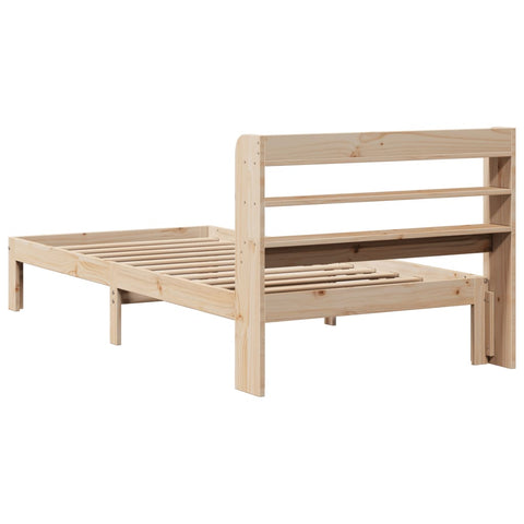 vidaXL Bed Frame with Headboard without Mattress 90x190 cm Single
