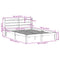 vidaXL Bed Frame with Headboard without Mattress 120x190 cm Small Double