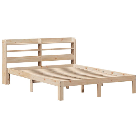 vidaXL Bed Frame with Headboard without Mattress 135x190 cm Double