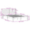 vidaXL Bed Frame with Headboard without Mattress 135x190 cm Double