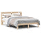 vidaXL Bed Frame with Headboard without Mattress 140x190 cm