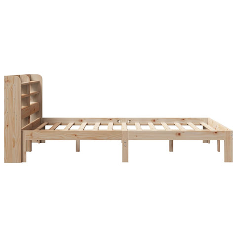 vidaXL Bed Frame with Headboard without Mattress 150x200 cm King Size