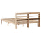 vidaXL Bed Frame with Headboard without Mattress 150x200 cm King Size