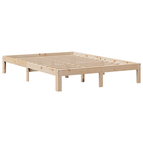 vidaXL Bed Frame with Headboard without Mattress 150x200 cm King Size
