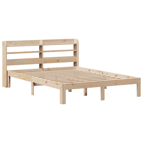 vidaXL Bed Frame with Headboard without Mattress 160x200 cm