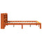 vidaXL Bed Frame without Mattress Wax Brown 140x200 cm Solid Wood Pine