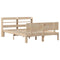 vidaXL Bed Frame with Headboard without Mattress 120x190 cm Small Double