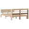 vidaXL Bed Frame with Headboard without Mattress 120x190 cm Small Double