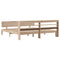 vidaXL Bed Frame with Headboard without Mattress 180x200 cm Super King