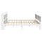 vidaXL Bed Frame with Headboard without Mattress White 180x200 cm Super King