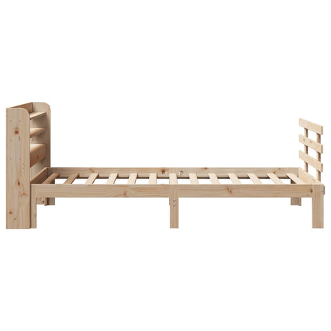 vidaXL Bed Frame with Headboard without Mattress 90x190 cm Single