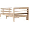 vidaXL Bed Frame with Headboard without Mattress 90x190 cm Single