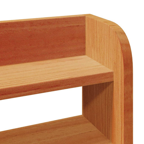 vidaXL Bed Frame without Mattress Wax Brown 180x200 cm Super King Solid Wood Pine