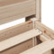 vidaXL Bed Frame without Mattress 150x200 cm King Size Solid Wood Pine