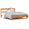 vidaXL Bed Frame without Mattress Wax Brown 140x200 cm Solid Wood Pine