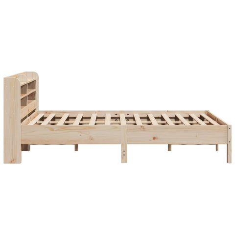 vidaXL Bed Frame without Mattress 140x190 cm Solid Wood Pine